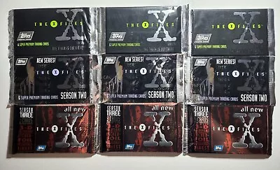 The X-files Season 1/2/3 Trading Card Packs. ×9 Sealed Packs. • $32.99