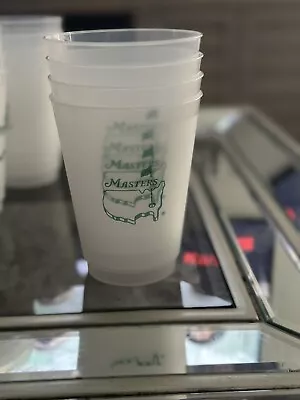 The Masters Augusta National Plastic Cups (set Of 4) • $12