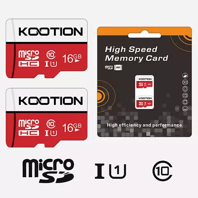 2Pack 16GB 32GB 64G Micro SD TF Card SDHC Memory Card Class 10 For Cameras Phone • $8.92