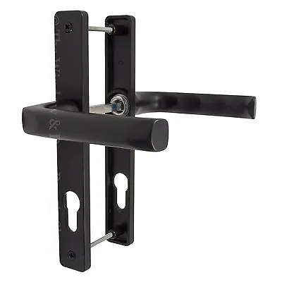 Black Hoppe Ferco 70 PZ UPVC Door Handle Lever Pair 180mm Centres - 70mm • £29.69