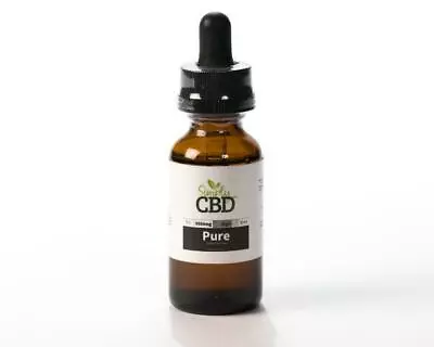 Simply CBD Oil Pure Isolate Drops - 500-300mg 1.7-10% Strength - 30ml - THC Free • £21.99