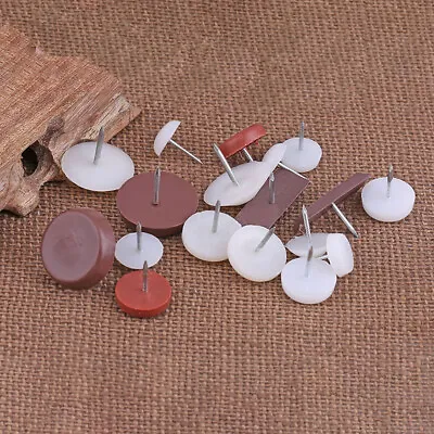 Furniture Chair Nail Feet Glides Bottom Protect Nail Plastic Nail-on Slider Tack • $2.09