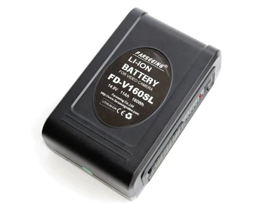 $324.99 • Buy 14.8v 160Wh V Mount Li-ion Battery LCD Display 12V 7.2V 5V Output For DSLR 