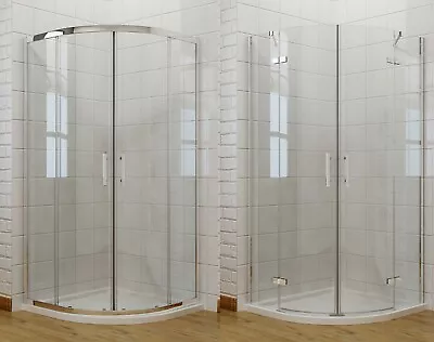 £142.99 • Buy Offset Quadrant Shower Enclosure Sliding Door Framed/Frameless Walk In Cubicle
