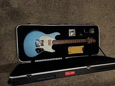 Ernie Ball Music Man Stingray RS Guitar Vintage Turquoise Mint • $2150