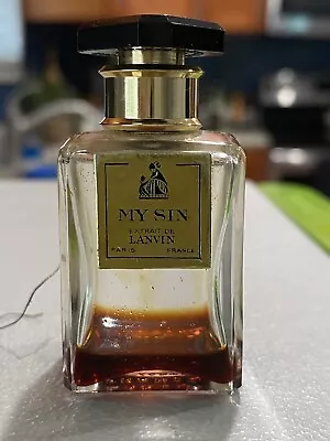 Vintage Lanvin My Sin Extrait Perfume Mini Bottle • $25