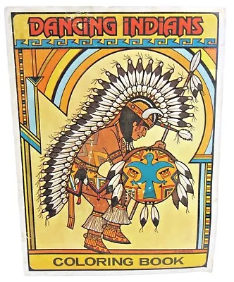 1976 Vintage Dancing  Indians Coloring Book Unused #FZ-7 • $12.50