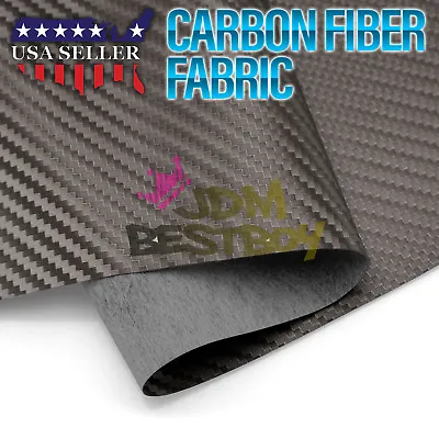 Carbon Fiber Fabric Cloth Marine Vinyl 54  Wide Plain Weave Upholstery Auto • $37.98