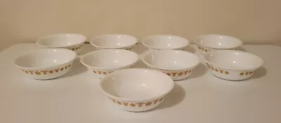 Corelle Set Of 9 BUTTERFLY GOLD 6 1/4  Soup/Cereal Bowls • $28.49