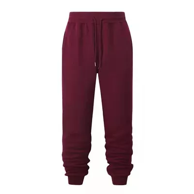 Winter Men's Casual Pants Sweatpants Joggers Fleece Lined Active Warm Trousers • $8.79