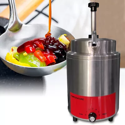 3.5 Qt Commercial Electric Hot Fudge Nacho Cheese Warmer Dispenser W/ Spout • $164.35