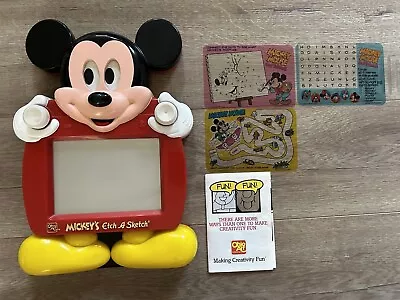 Vintage Disney 1991 Mickey Mouse Etch A Sketch Toy Ohio Art Company Tested Works • $14.95