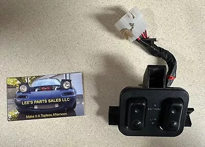 OEM 1990-97 Mazda Miata Black Power Window Switch Auto Transmission NA036635000 • $64.99