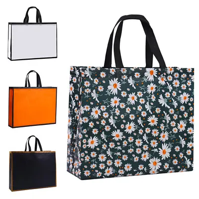 £3.11 • Buy Womens Shopping Bag Foldable Large Capacity Non-Woven Tote Bags Clothing Handbag