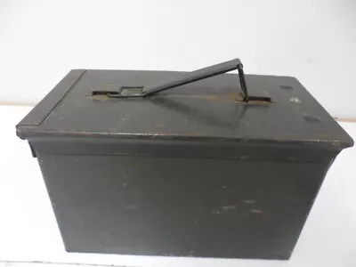 Vintage US Military Surplus Ammo Ammunition Metal Container • $17