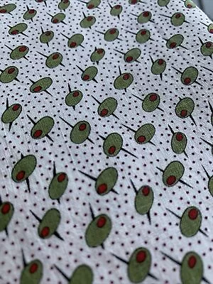 $7.90 • Buy Art Deco II Collection Of Judie Rothermel For Marcus Brothers 1/2 Yard Olives