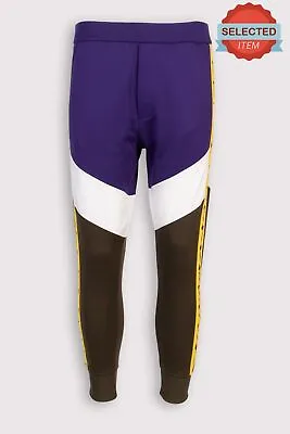 $46.86 • Buy RRP€410 DSQUARED2 Sweat Trousers Size M Contrast Panel Reflective Colour Block