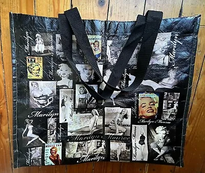 Marilyn Monroe Shopper Tote Bag / Travel Bag PVC Large Strong Icon Stars VGC • £6.99