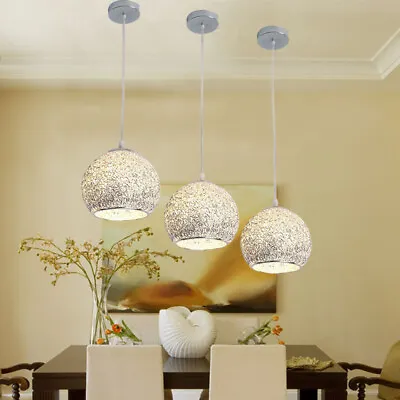 Modern Ceiling Lamp Home Light Kitchen Chandelier Lighting Silver Pendant Lights • $37.20