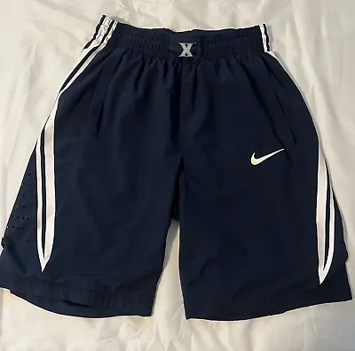 Nike Navy Xavier Musketeers Basketball Shorts Medium Free Shipping • $45