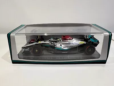 Spark 1:43 Lewis Hamilton 2022 Mercedes AMG W13 E Performance 3rd Bahrain GP • £55