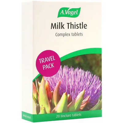 A Vogel Milk Thistle Complex Travel Pack 20 Tincture Tablets • £9.40