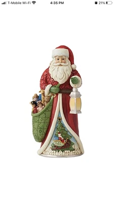 $60 • Buy Jim Shore Heartwood Creek Worldwide Event Anniversary Santa Figurine 6010831