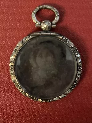 Antique-Vintage Gold Filled Picture Pendant Locket Mourning • $75