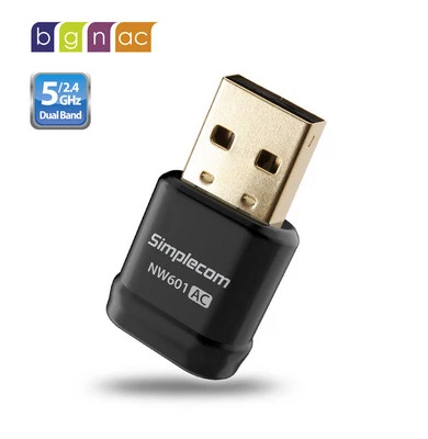 $16.95 • Buy Mini 802.11ac AC600 USB WiFi Wireless Adapter Dongle PC Laptop 5GHz Dual Band