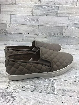 Mossimo Supply Quilted Slip On Sneakers Shoes Tan Size7.5 Round Toes • $19.99