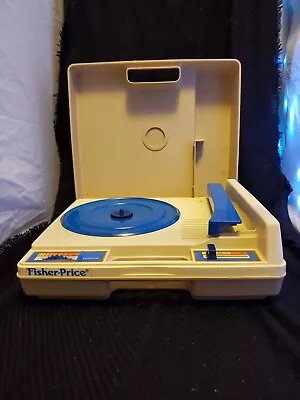 Vintage 1978 Fisher Price 825 Kids Record Player Phonograph Turntable WORKS • $38.40