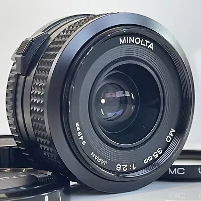 [Near Mint-] MINOLTA New MD NMD 35mm F/2.8 Wide Angle MF Lens 6429 • $129