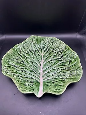 Secla Portugal Pinheiro Type Cabbage Leaf Serving Bowl • £24.99