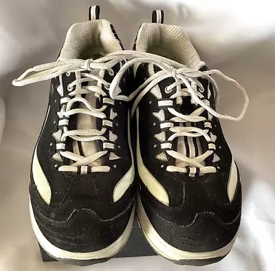 Skechers Shape Ups Shoes 11809 Women's Size 10 Walking Toning Black White • $14.99
