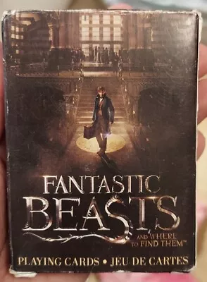 Fantastic Beasts And Where To Find Them Playing Cards Official Deck Warner Bros • $2.99