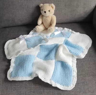 ***Hand Knitted Baby Blanket*** • £8.99