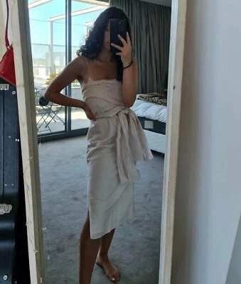 $180 • Buy *RARE Scanlan Theodore Wrap Sample Summer Midi Dress 6 XS 8 S