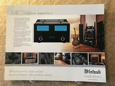 Original Mcintosh-mc302 Stereo Amplifer - Graphic Insert D888 • $9.71