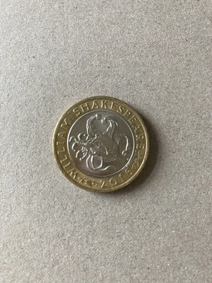 £3.65 • Buy 2 Pound Coin William Shakespeare 2016