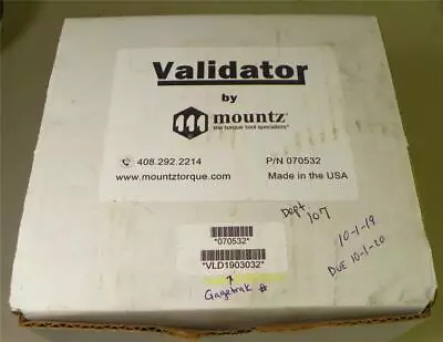 Mountz #070532 Validator Torque Wrench Tester • $95