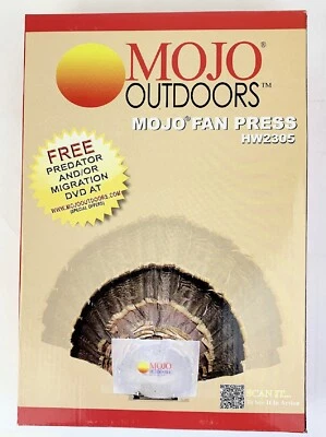 $6.97 • Buy Mojo Outdoors Turkey Fan Press Trophy Mount Hunting Decoy Blind Hide