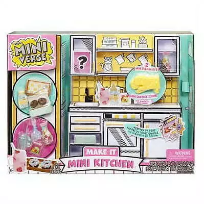 NEW Make It Mini Kitchen MGA's Miniverse Kitchen Playset NOT EDIBLE 8+ • $32.48