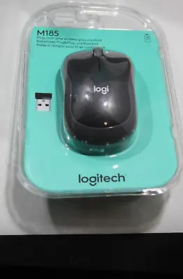 Logitech M185 Wireless Mouse 2.4GHz With USB Mini Receiver Inc VAT • £9.99