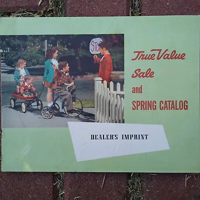 Vintage 1950s MCM True Value Sale And Spring Catalog Dealer's Imprint • $20