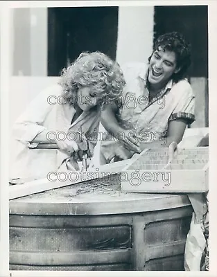 1986 Press Photo Young George Clooney Lisa Whelchel Facts Of Life 1980s TV • $15