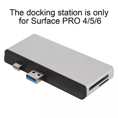 $43.82 • Buy Docking Station For Surface Pro 6 5 4, USB 3.0 Hub 6 In 1 Dock With Mini Display