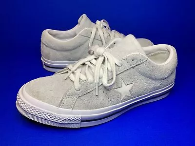 £17.50 • Buy Converse One Star Ox Premium Trainers Suede Size 6 Uk Ash Grey