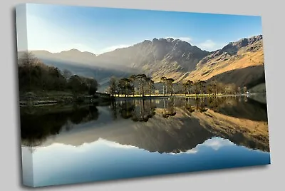 Buttermere Lake District Canvas Wall Art Picture Print • £21.98