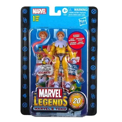 Marvel Legends 20th Anniversary Retro Toad 6  AF X-Men Bro Of Mutants  HASBRO • $23.99