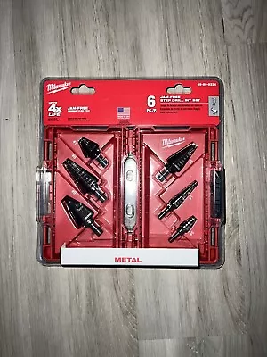 Milwaukee Black Oxide Step Drill Bit Set (6-Piece) • $159.99